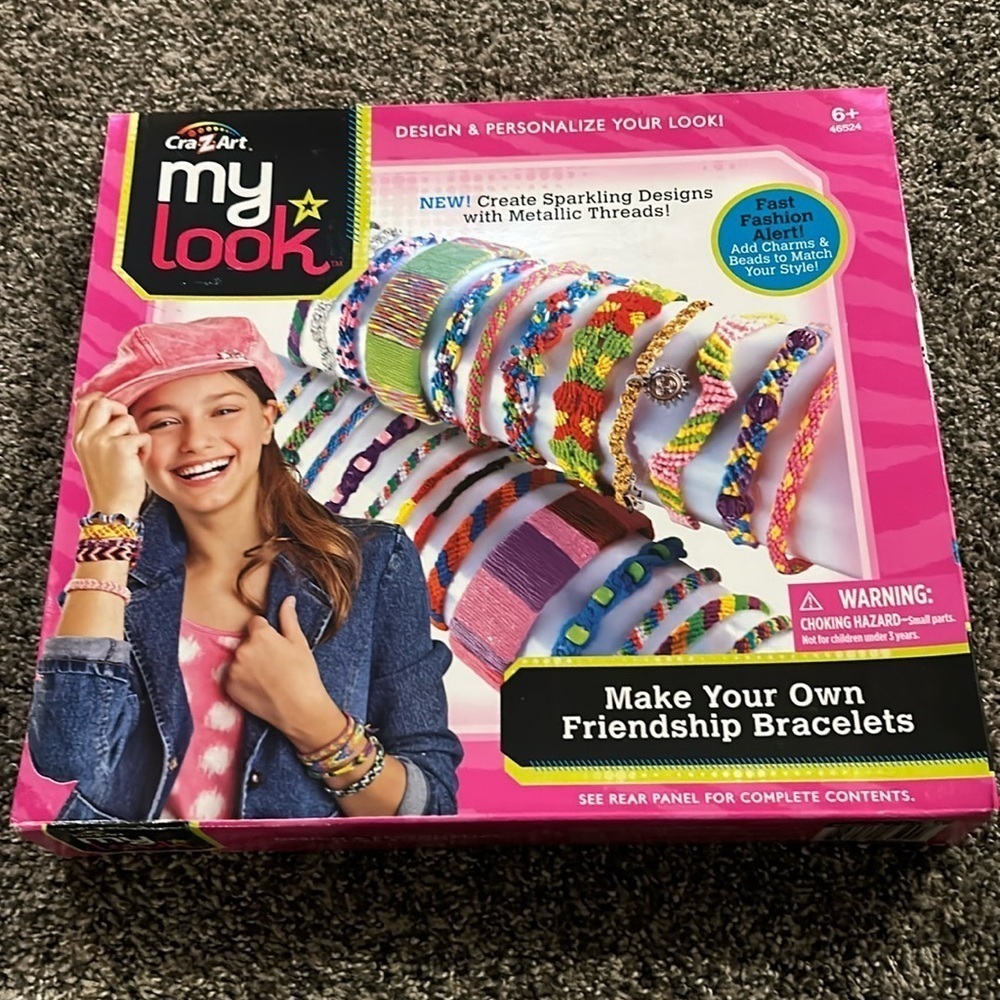 Cra-Z-Art My Look Friendship Bracelet Making Kit Craft Set Jewelry DIY